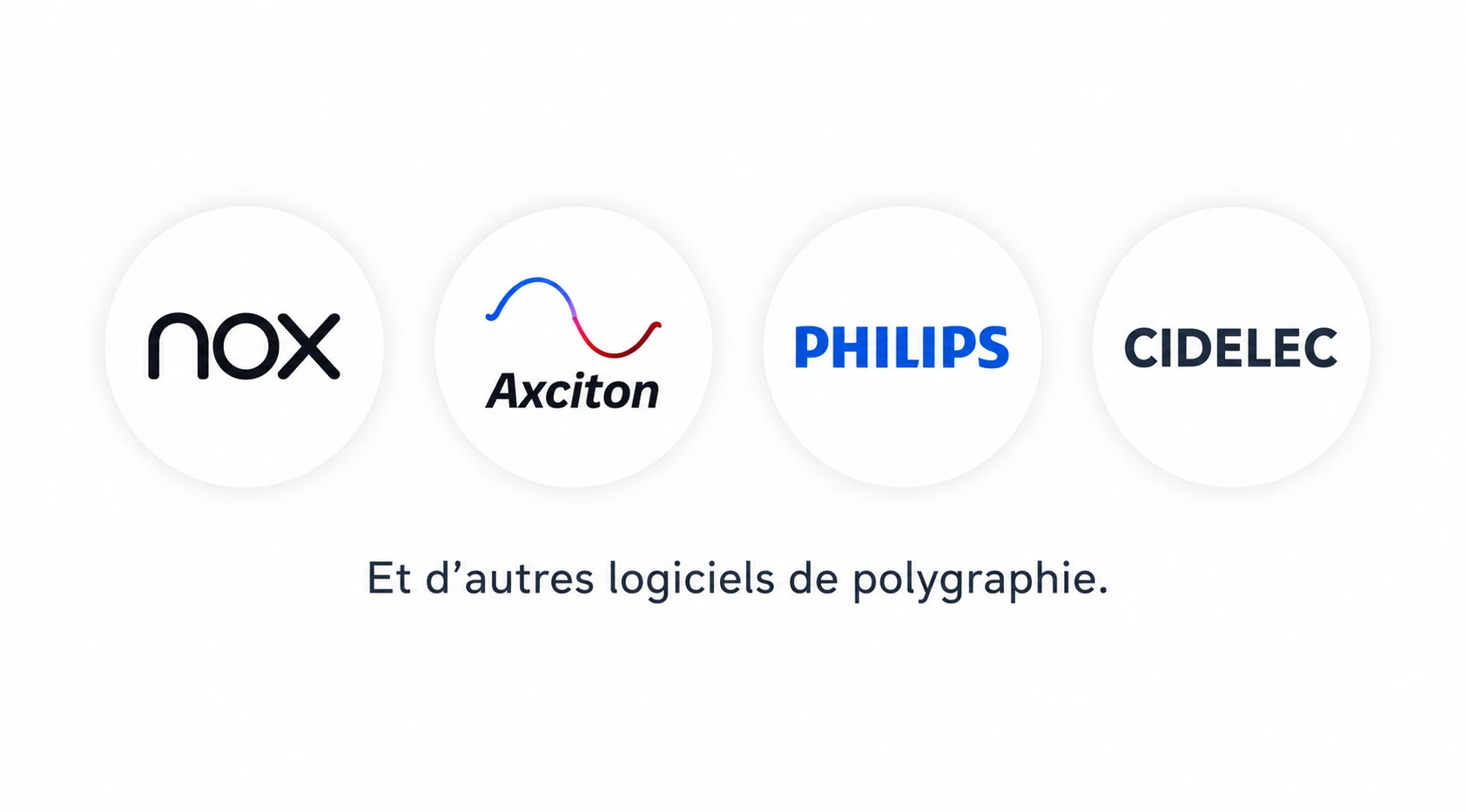 Compatibilité avec les appareils de polygraphie du sommeil dont Nox T3S